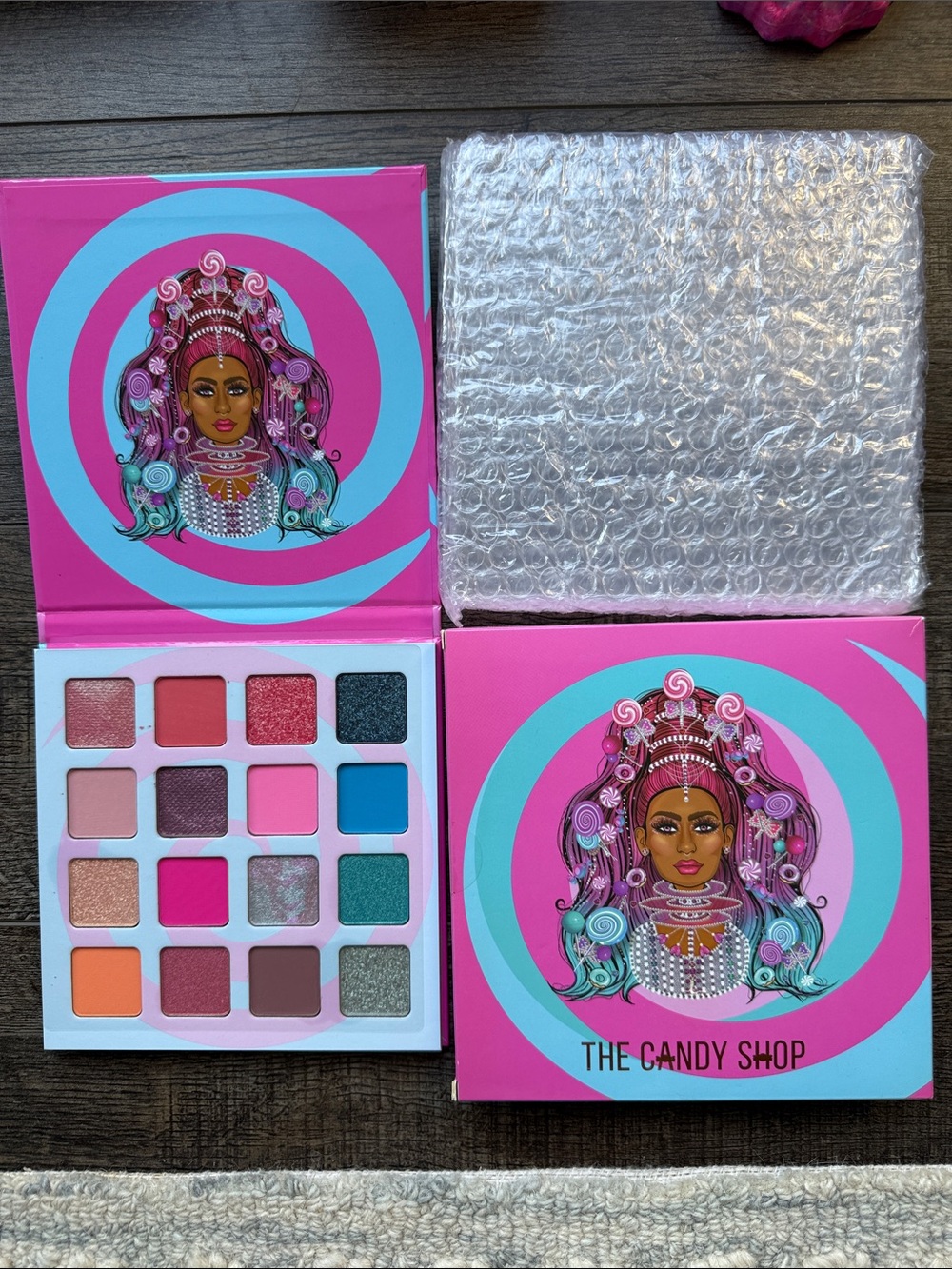 New In Box Juvia’s Place The Candy Shop Eyeshadow Palette - 16 Color Mix